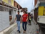 1 Veronika walking Roma kids to the community center of ADRA Albania